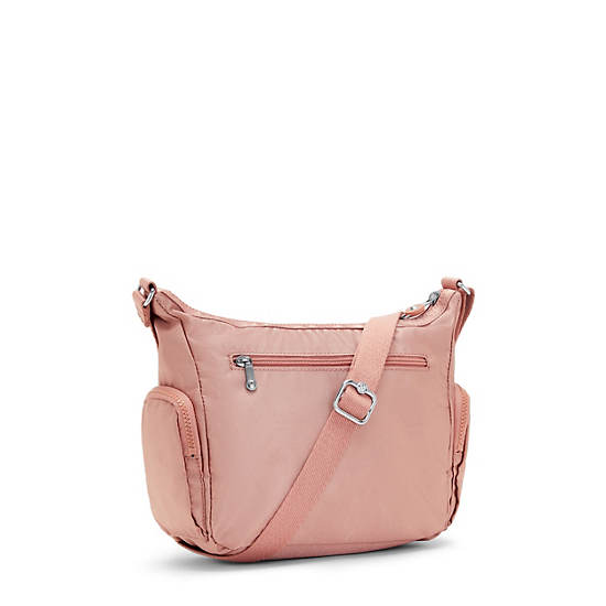 Torba Crossbody Kipling Gabbie Small Metallic Różowe | PL 2073TC